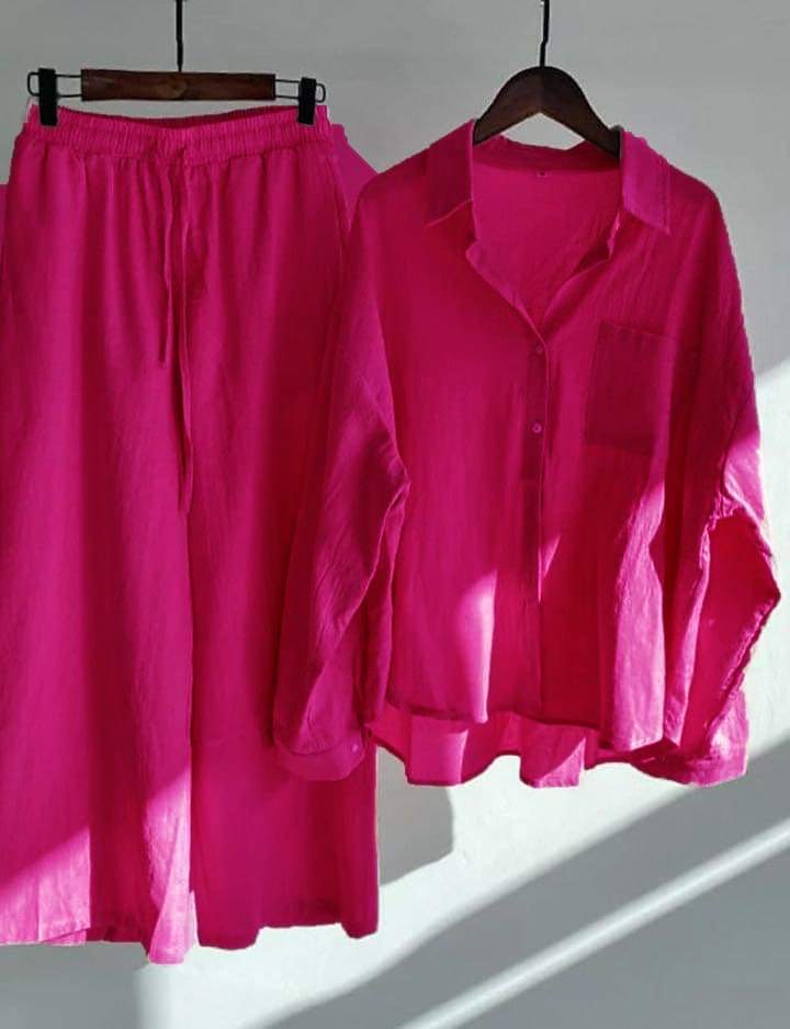 Ladies Shirt & Trouser Set