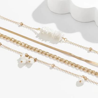 Pearl Tassel Decorative Necklace