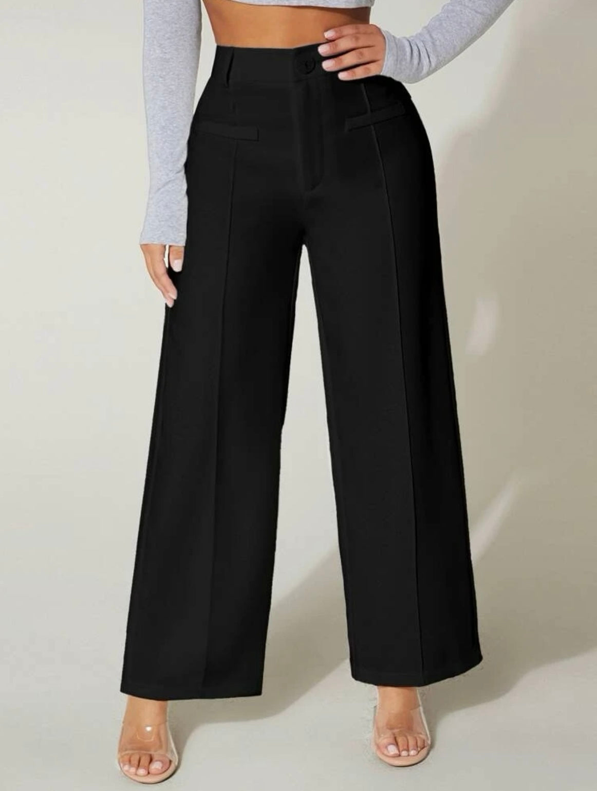 Ladies Wide Leg Pants