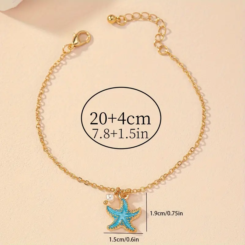 Starfish Anklet