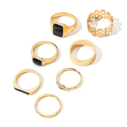 Set of 7 Rings