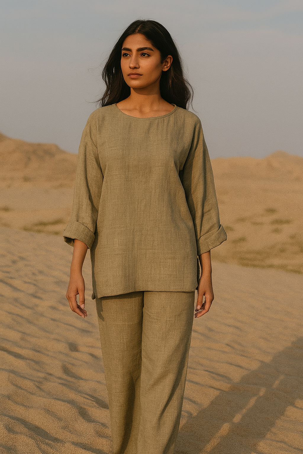 Rich Linen Co-Ord Set