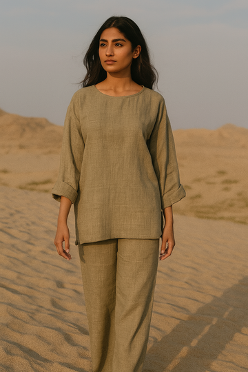 Rich Linen Co-Ord Set