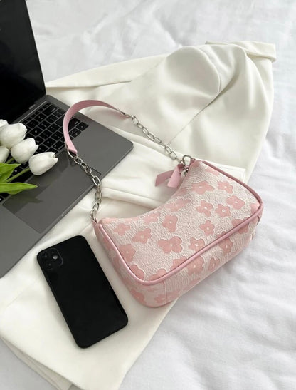 Floral Pattern Shoulder Bag