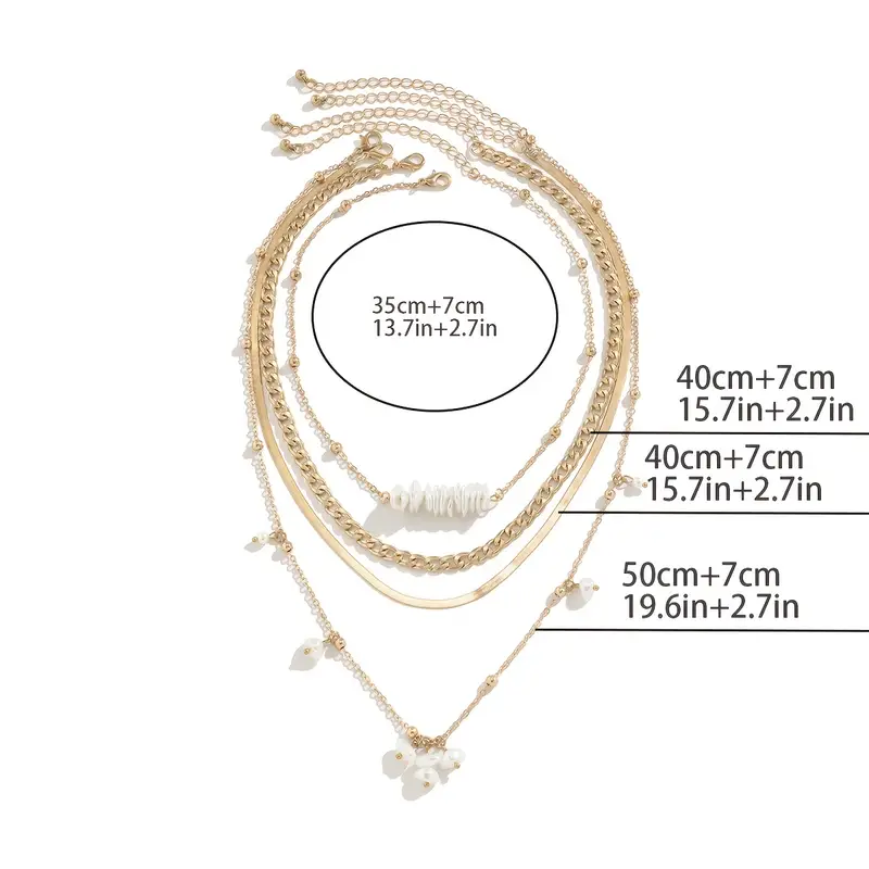 Pearl Tassel Decorative Necklace