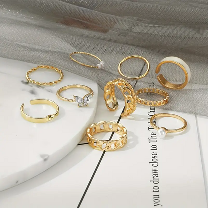 Set of 10 Rings