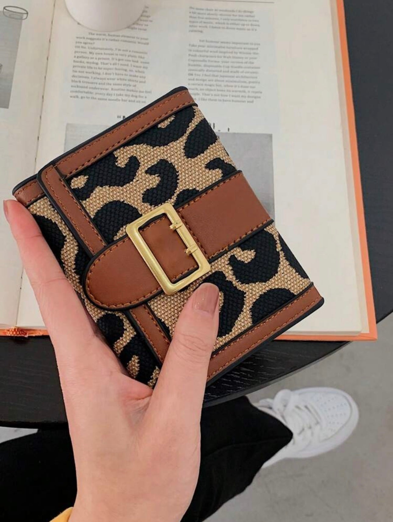 Leopard Print Wallet & Card Holder