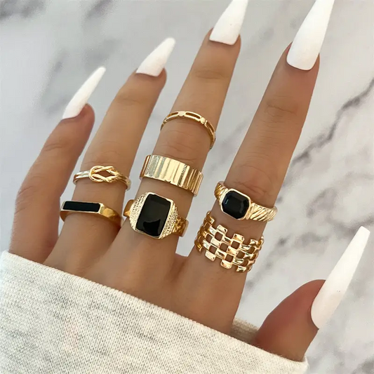 Set of 7 Rings