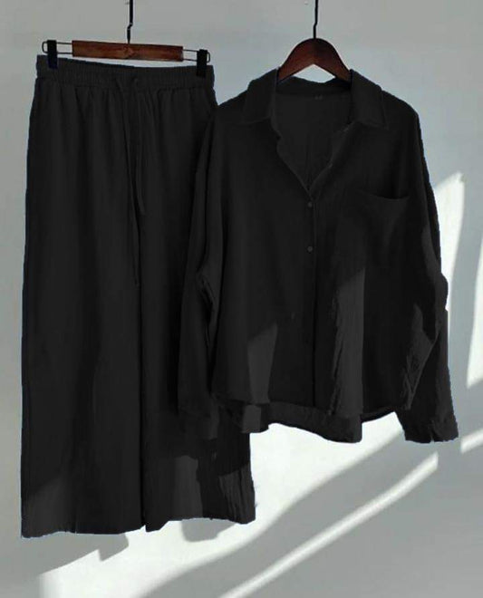 Ladies Shirt & Trouser Set