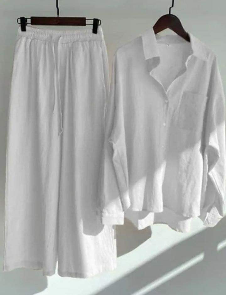 Ladies Shirt & Trouser Set