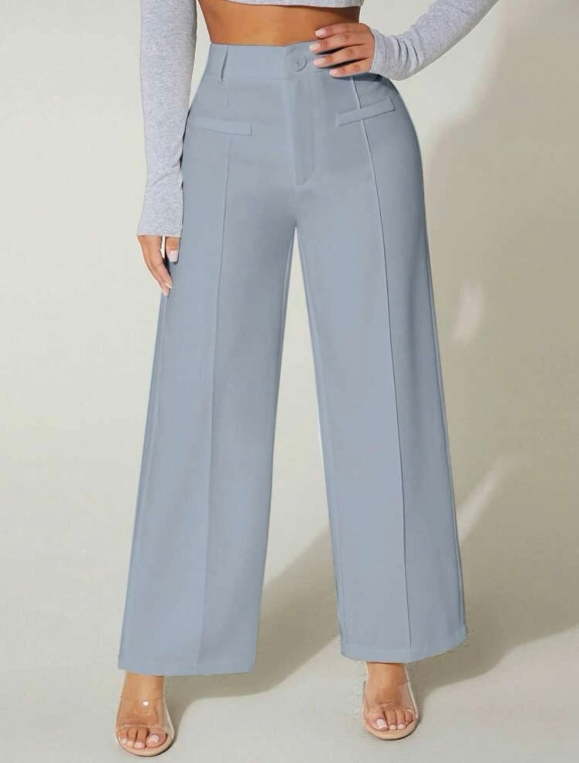 Ladies Wide Leg Pants