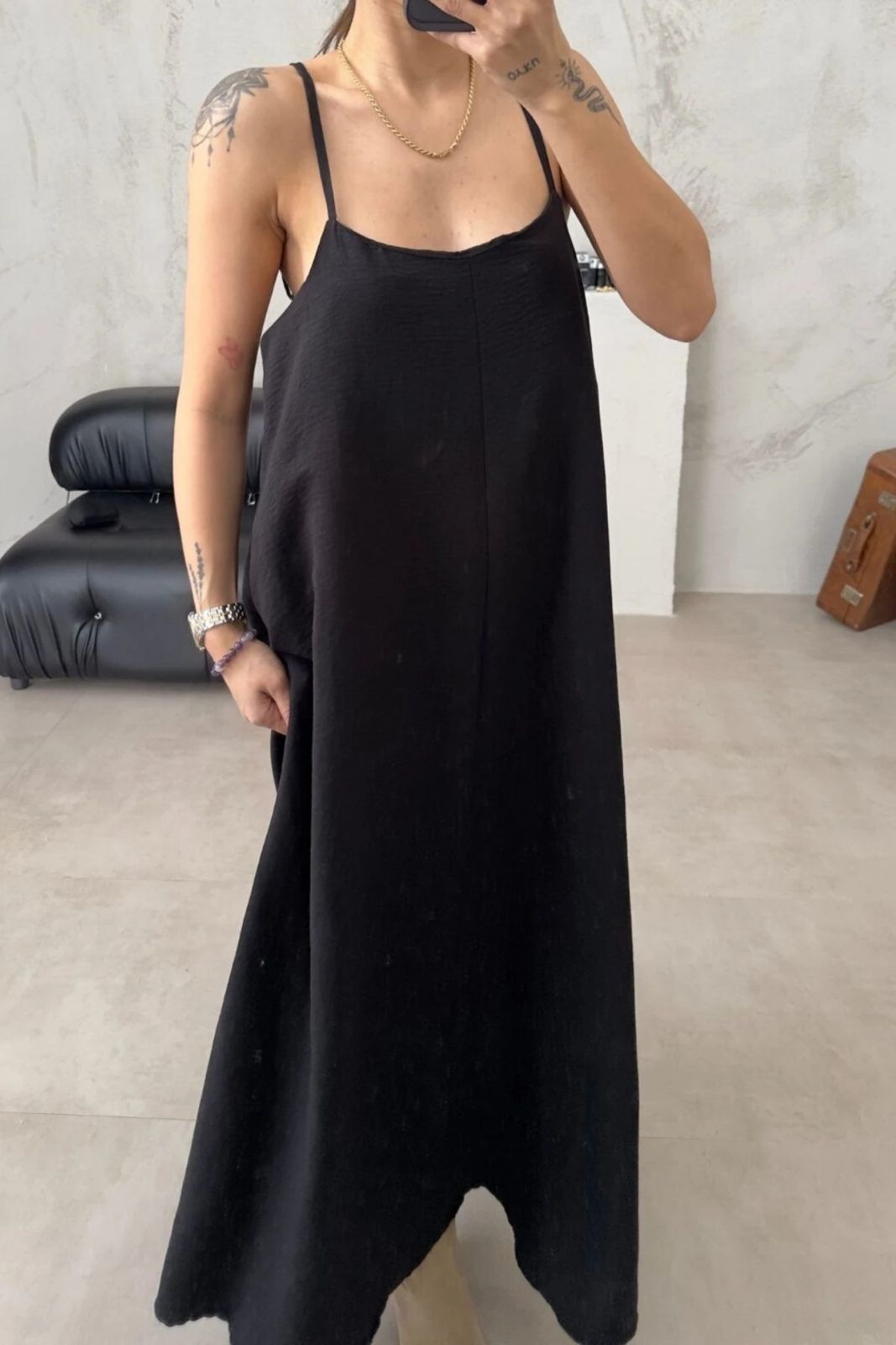 Women's Strapped Maxi Shirt