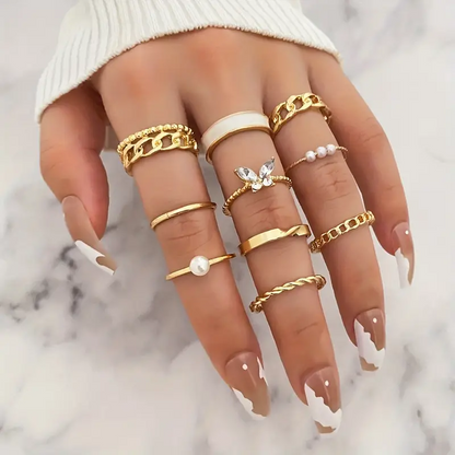 Set of 10 Rings