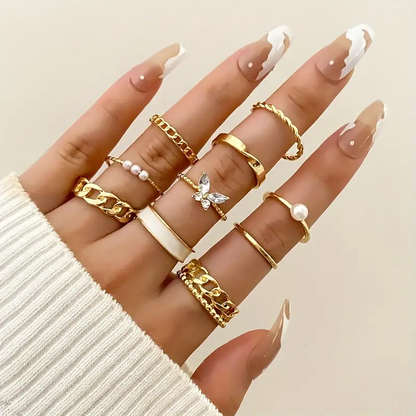 Set of 10 Rings