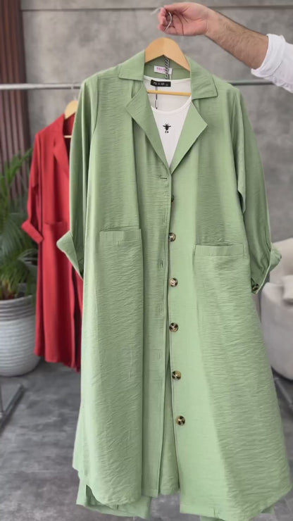 Long Sleeve Top and Trouser Set